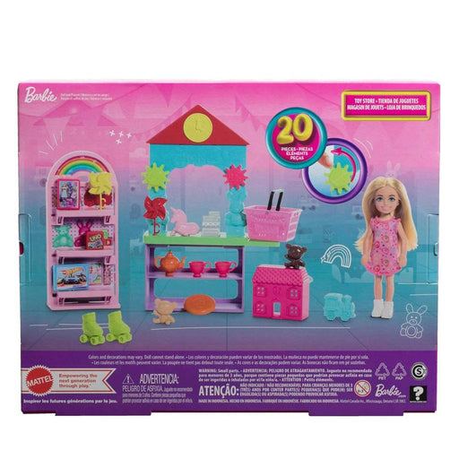 Barbie Chelsea Can Be… Toy Store Playset With Small Blonde Doll, Shop Furniture & 15 Accessories-Dolls-Barbie-Toycra