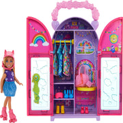 Barbie Chelsea Doll & Closet Toy Playset with 15 Pieces Clothes & Accessories