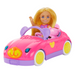 Barbie Chelsea Vehicle Set With Blonde Small Doll, Toy Car & Teddy Bear Accessory-Dolls-Barbie-Toycra