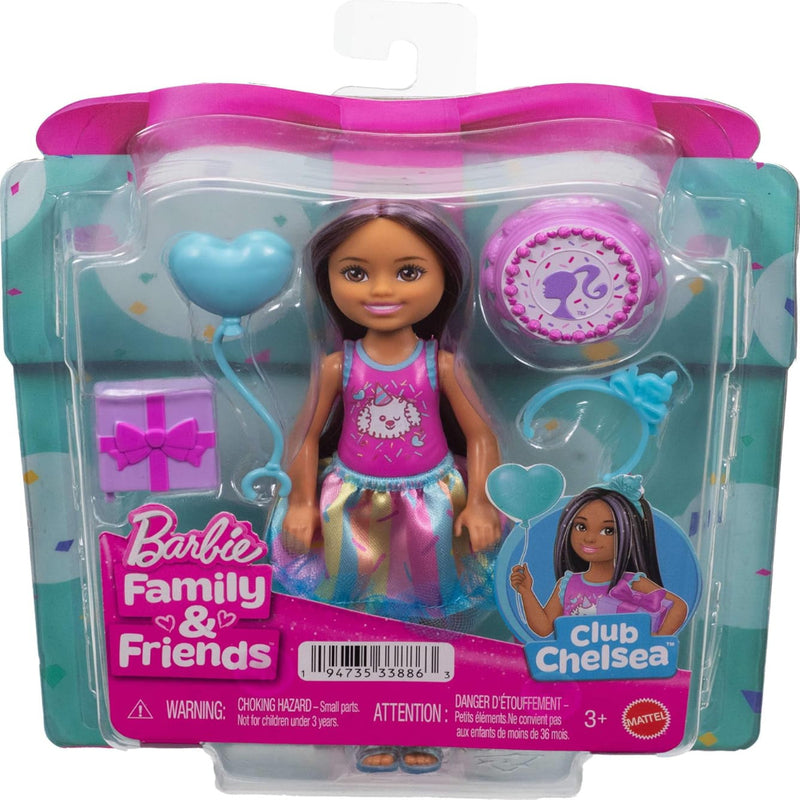 Barbie Club Chelsea 6-Inch Birthday-Themed Small Doll