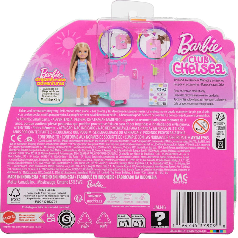 Barbie Club Chelsea Limitless Adventure Blonde Doll
