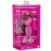 Barbie Deluxe Style Doll #4 in Soft Pink Jumpsuit, Pink And Brown Braided Hair