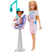 Barbie Dentist Doll With Blonde Fashion Doll, 1 Kid Doll, Medical Doctor Furniture & Accessories
