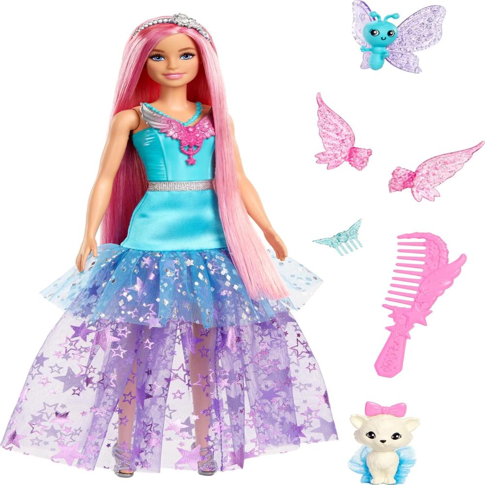 Barbie Doll With 2 Fantasy Pets, Barbie “Malibu” From Barbie A Touch Of Magic