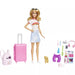 Barbie Doll and Accessories Travel Set With Puppy-Dolls-Barbie-Toycra