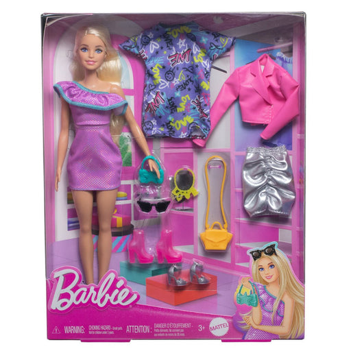 Barbie Doll with Clothes and Accessories - Main Image