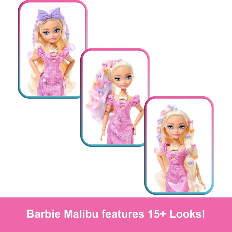 Barbie Dream Get Ready With Barbie “Malibu” Fashion Doll With Surprise Accessories