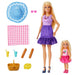 Barbie Family & Friends Dolls & Accessories, Picnic-Themed Playset With 2 Dolls & 9 Pieces-Dolls-Barbie-Toycra