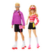 Barbie Fashionistas 2 Doll & 6 Accessories Set, Roller-Skating Theme, 65th Anniversary-Dolls-Barbie-Toycra