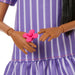 Barbie Fashionistas Doll #245 in Purple Striped Dress, Autistic Barbie With Accessories | Mattel-Dolls-Barbie-Toycra