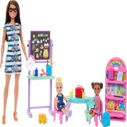 Barbie I Love School Dolls & Accessories, Classroom Playset with Fashion Doll-Dolls-Barbie-Toycra