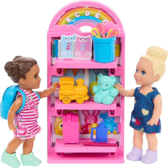 Barbie I Love School Dolls Accessories, Classroom Playset with