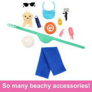 Barbie Ken Doll With Surfboard, Poseable Blonde Barbie Ken Beach Doll