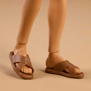 Barbie Ken Model 10 With Brunette Hair In Shirt & Shorts With Matching Print Collectible Doll