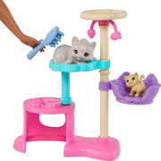 Barbie® Kitty Condo™ Doll and Pets Playset Doll (Brunette)