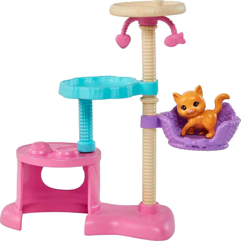 Barbie® Kitty Condo™ Doll and Pets Playset Doll (Brunette)