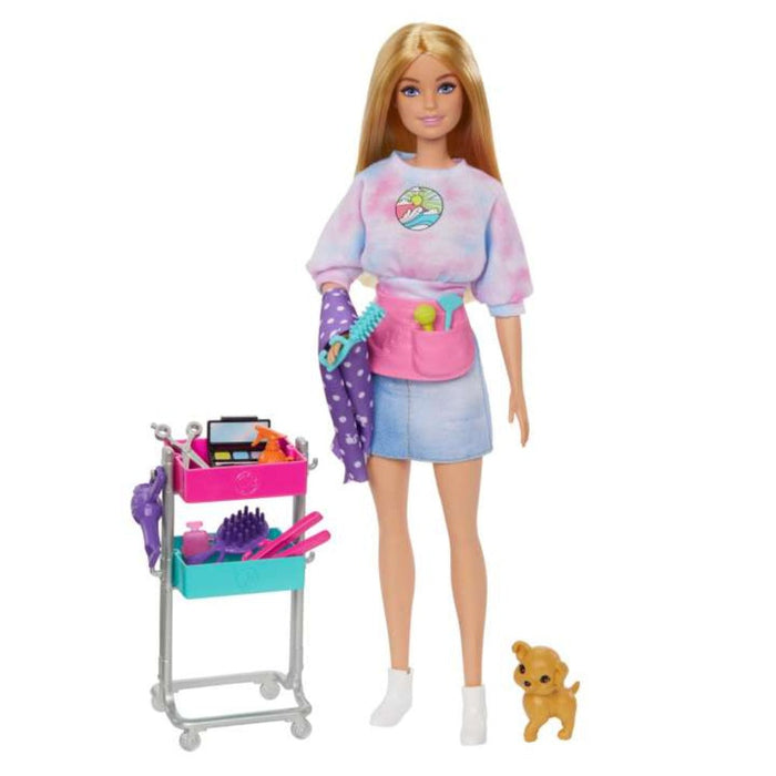 Barbie “Malibu” Stylist Doll & 14 Accessories Playset-Dolls-Barbie-Toycra