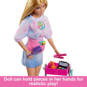 Barbie “Malibu” Stylist Doll & 14 Accessories Playset