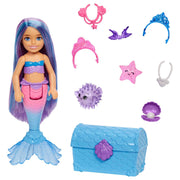 Barbie Mermaid Power Chelsea Mermaid Doll With 2 Pets & Accessories