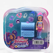 Barbie Mermaid Power Chelsea Mermaid Doll With 2 Pets & Accessories
