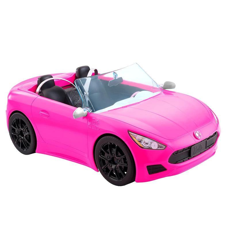 Barbie Pink Convertible 2-Seater Vehicle With Rolling Wheels-Vehicles-Mattel-Toycra
