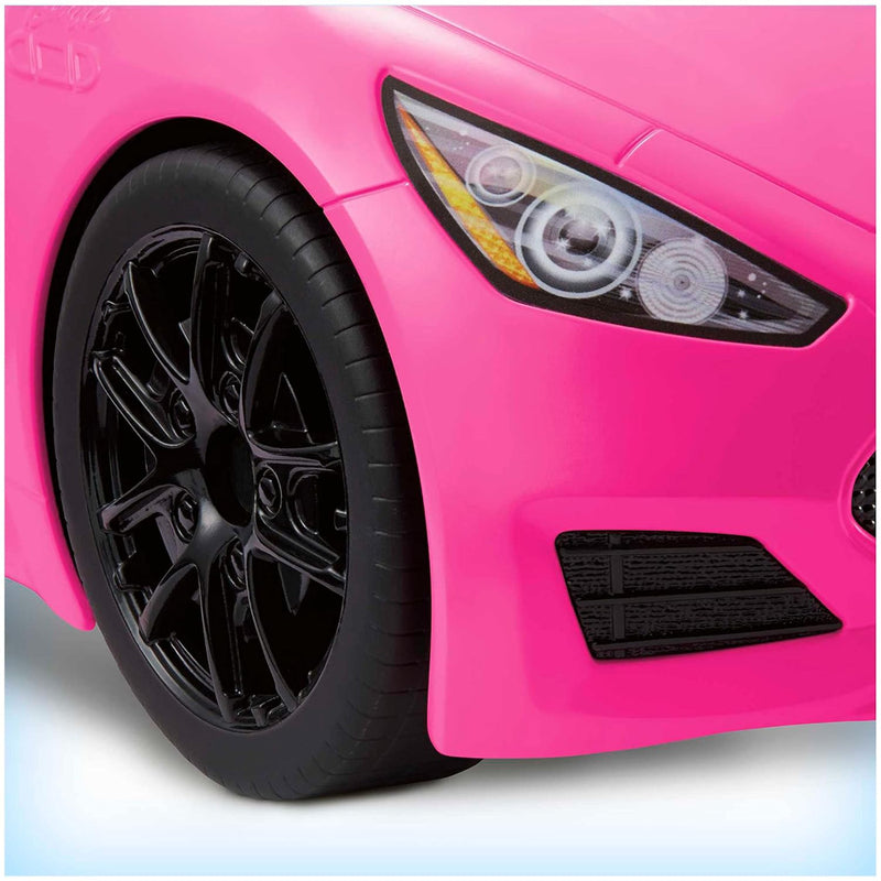 Barbie Pink Convertible 2-Seater Vehicle With Rolling Wheels-Vehicles-Mattel-Toycra