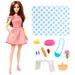 Barbie Pink Passport Paris Doll Set With Clothes & Picnic Accessories, Includes Brunette Doll-Dolls-Mattel-Toycra