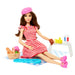 Barbie Pink Passport Paris Doll Set With Clothes & Picnic Accessories, Includes Brunette Doll-Dolls-Mattel-Toycra