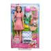 Barbie Pink Passport Paris Doll Set With Clothes & Picnic Accessories, Includes Brunette Doll-Dolls-Mattel-Toycra
