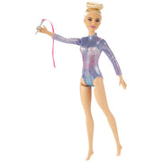 Barbie Rhythmic Gymnast Blonde Doll Leotard & Accessories