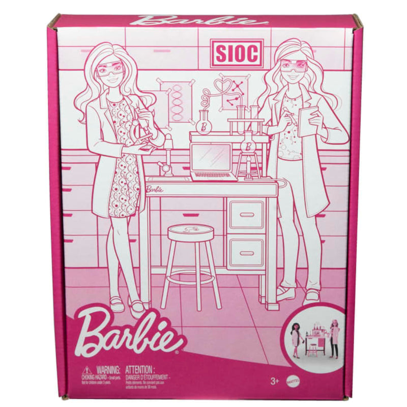 Barbie Science Lab Playset With 2 Dolls, Lab Bench And 10+ Accessories