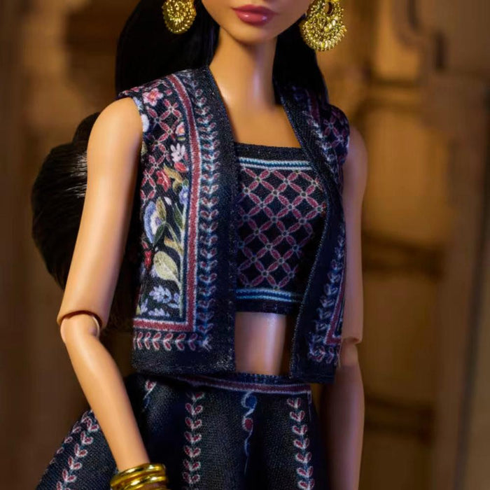 Barbie Signature Diwali Doll By Anita Dongre Wearing Festival Of Lights Look, Holiday Collectible-Dolls-Barbie-Toycra