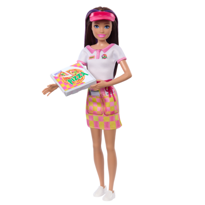 Barbie Skipper First Jobs, Pizzeria Waitress Doll With Accessories-Dolls-Barbie-Toycra