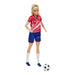 Barbie Soccer Doll, Blonde, #9 Uniform-Dolls-Barbie-Toycra