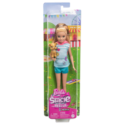 Barbie Stacie Doll With Pet Dog, Barbie And Stacie To The Rescue Movie Toys & Dolls-Dolls-Barbie-Toycra