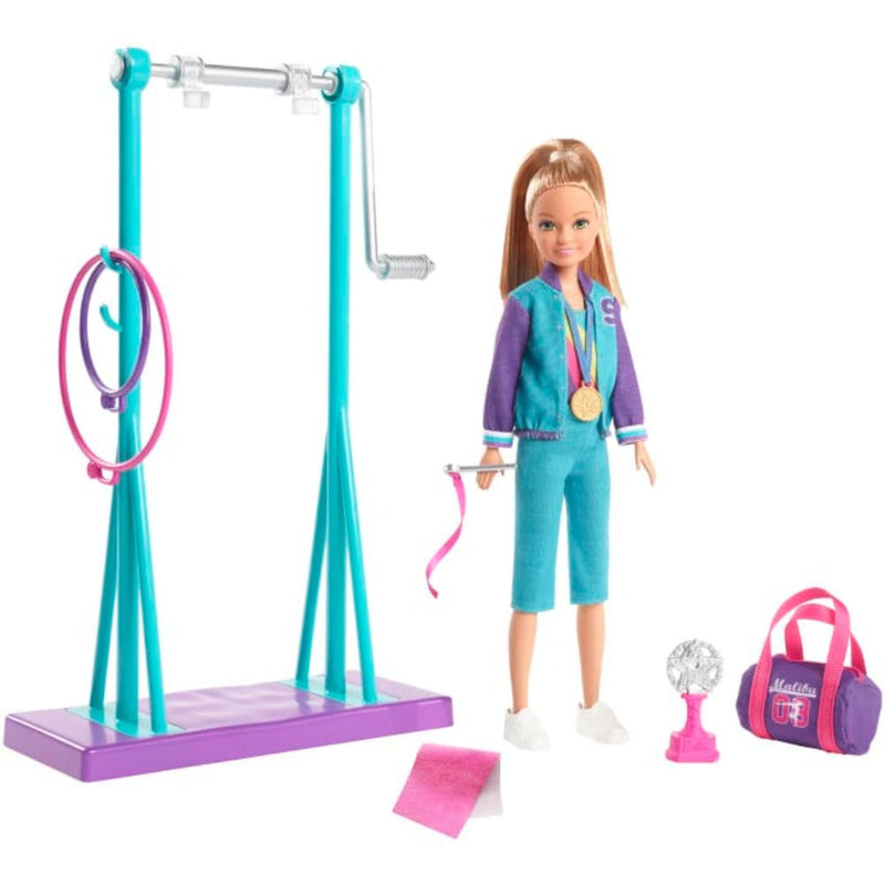 Barbie Team Stacie Doll And Gymnastics Playset