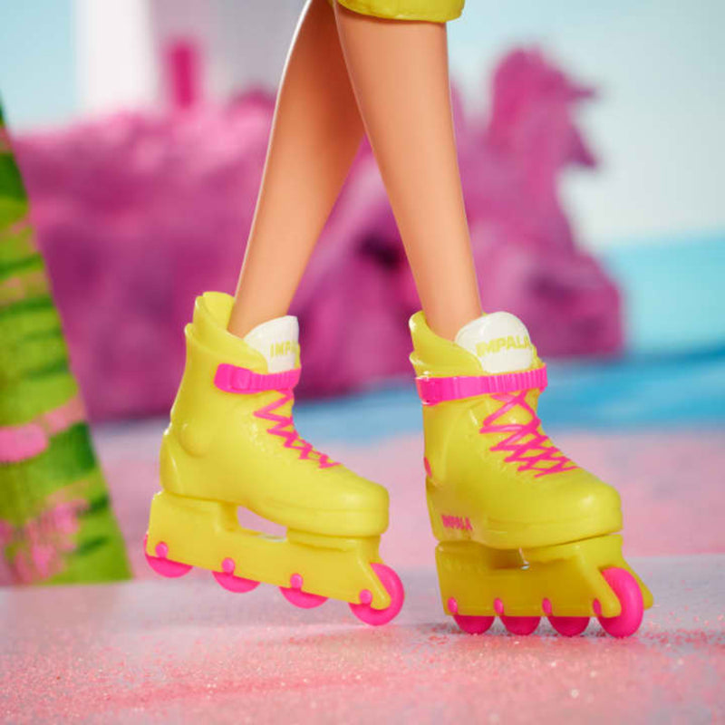 Barbie The Movie Collectible Doll, Margot Robbie As Barbie in Inline Skating Outfit