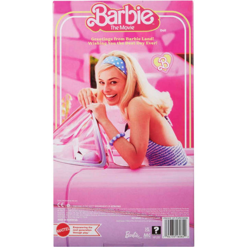 Barbie the Movie Collectible Doll, Margot Robbie As Barbie In Gold Disco Jumpsuit