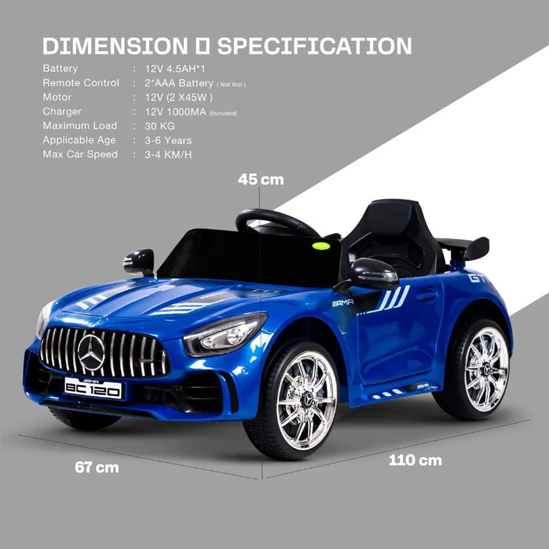 Baybee BC-120 Spyder Battery Operated Car For Kids With Music & Light