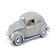 Bburago 1/18 1955 Grey VW KAFER BEETLE Collectible Models