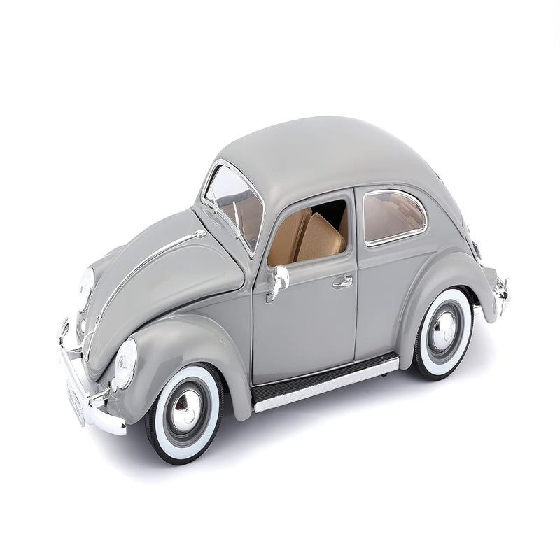 Bburago 1/18 1955 Grey VW KAFER BEETLE Collectible Models