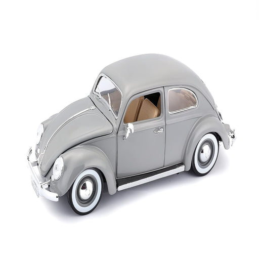 Bburago 1/18 1955 Grey VW KAFER BEETLE Collectible Models-Vehicles-Bburago-Toycra