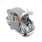 Bburago 1/18 1955 Grey VW KAFER BEETLE Collectible Models