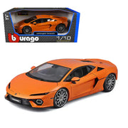 Bburago 1/18 Orange Lamborghini Temerario Collectible Models