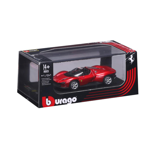 Bburago 1/64 Red Ferrari Daytona SP3 Collectible Models-Vehicles-Bburago-Toycra