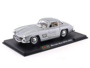 Bburago 1954 Mercedes-Benz 300 SL silver 1:24 Bburago licensed diecast Scale Model car