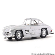 Bburago 1954 Mercedes-Benz 300 SL silver 1:24 Bburago licensed diecast Scale Model car
