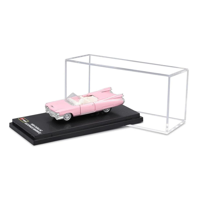 Bburago 1959 Cadillac Eldorado Biarritz pink 1:64 Bburago Licensed Diecast Scale Model Car Collectible