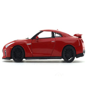 Bburago 2017 Nissan GT-R R35 Red 1:24 Bburago with Acrylic Case Licensed Diecast Scale Model Car Collectible
