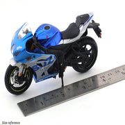 Bburago 2021 Suzuki GSX-R1000 R blue 1:18 diecast scale model bike collectible
